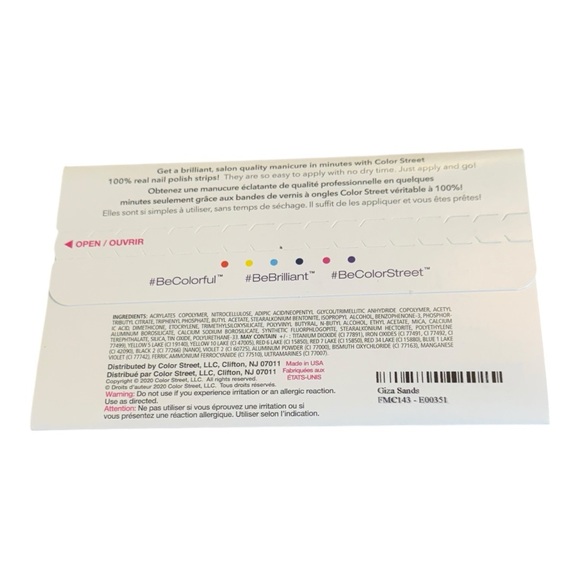 Color Street GIZA SANDS Nude Tan Solid Nail Strips Set - Picture 4 of 8